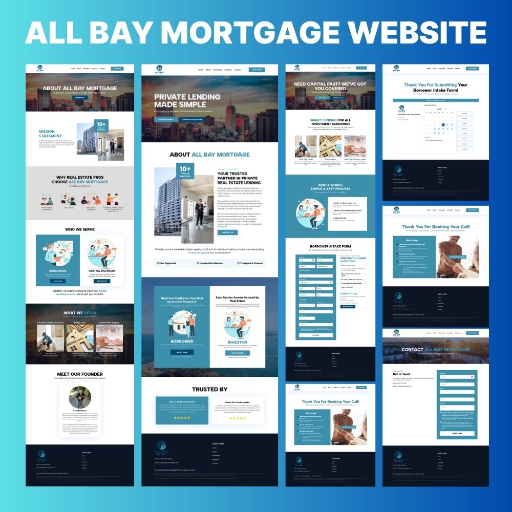 All Bay Mortgage Website