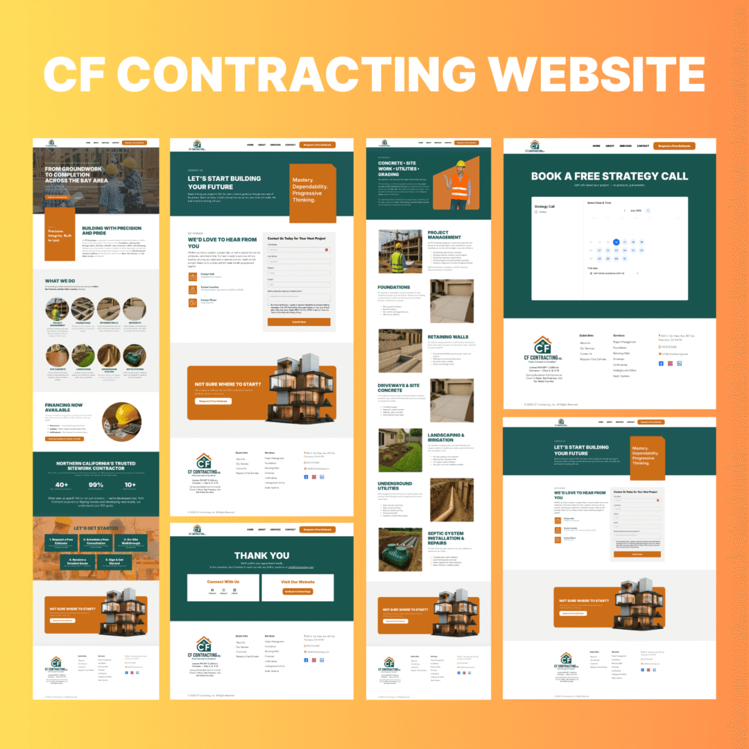 CF Contracting Website