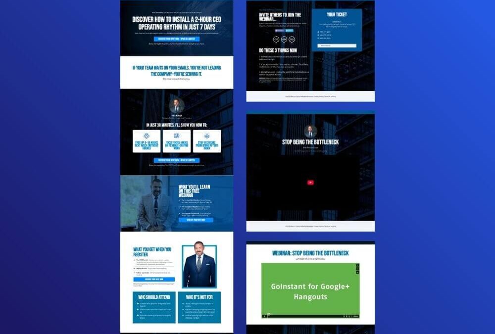 Rocco’s Automated Webinar Funnel
