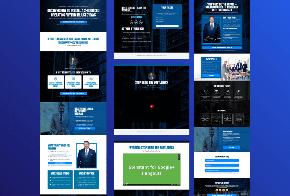 Rocco’s Automated Webinar Funnel